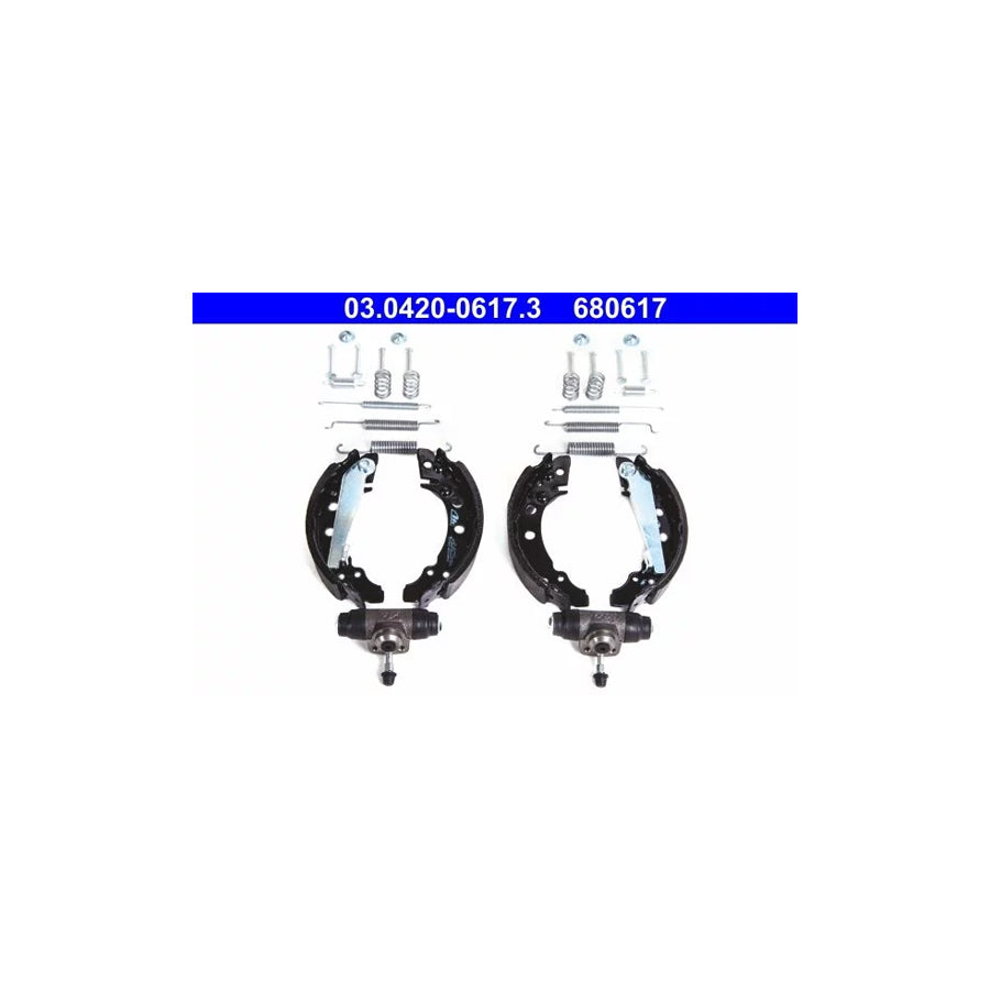 ATE Original Kit 03.0420-0617.3 Brake Set, Drum Brakes
