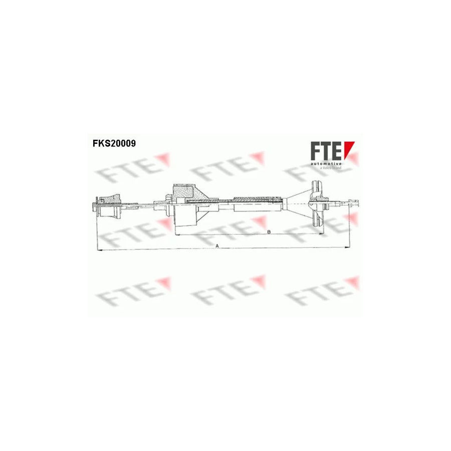 FTE Fks20009 Clutch Cable for Renault Espace I (J11)