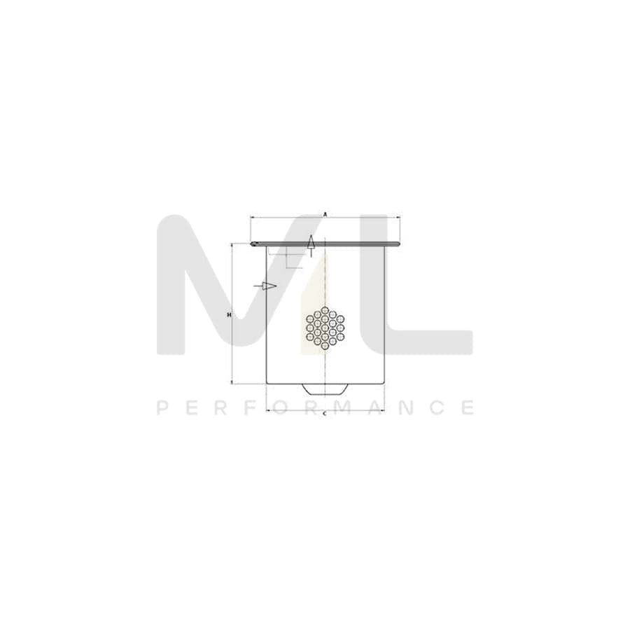 MANN-FILTER LE 24 003 x Filter, compressed air system