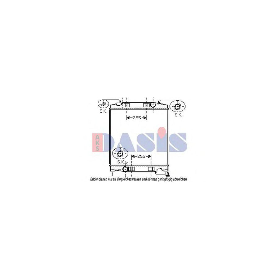 AKS Dasis 400007T Engine Radiator