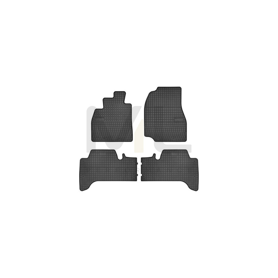 FROGUM Tailored 0805 Floor mat set for TOYOTA Land Cruiser Amazon (J100) Elastomer, Front and Rear, Quantity: 4, Black, (LHD)