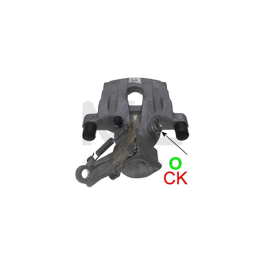 HELLA 8AC 355 382-741 Brake Caliper without holder