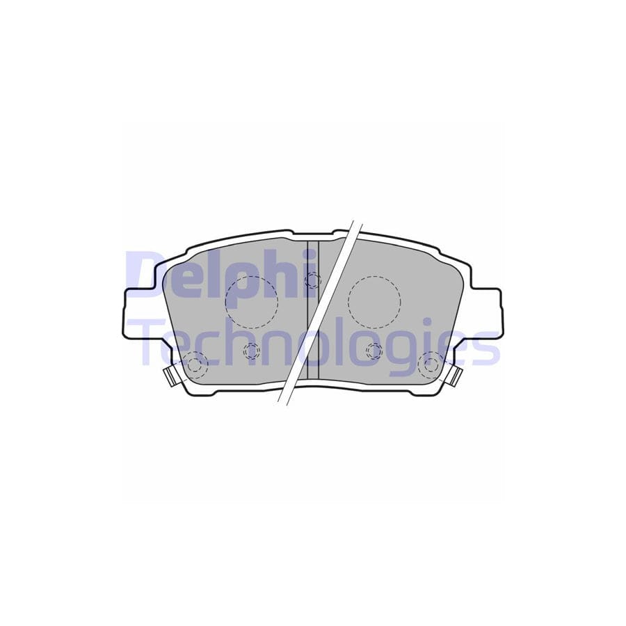 Delphi Lp1742 Brake Pad Set