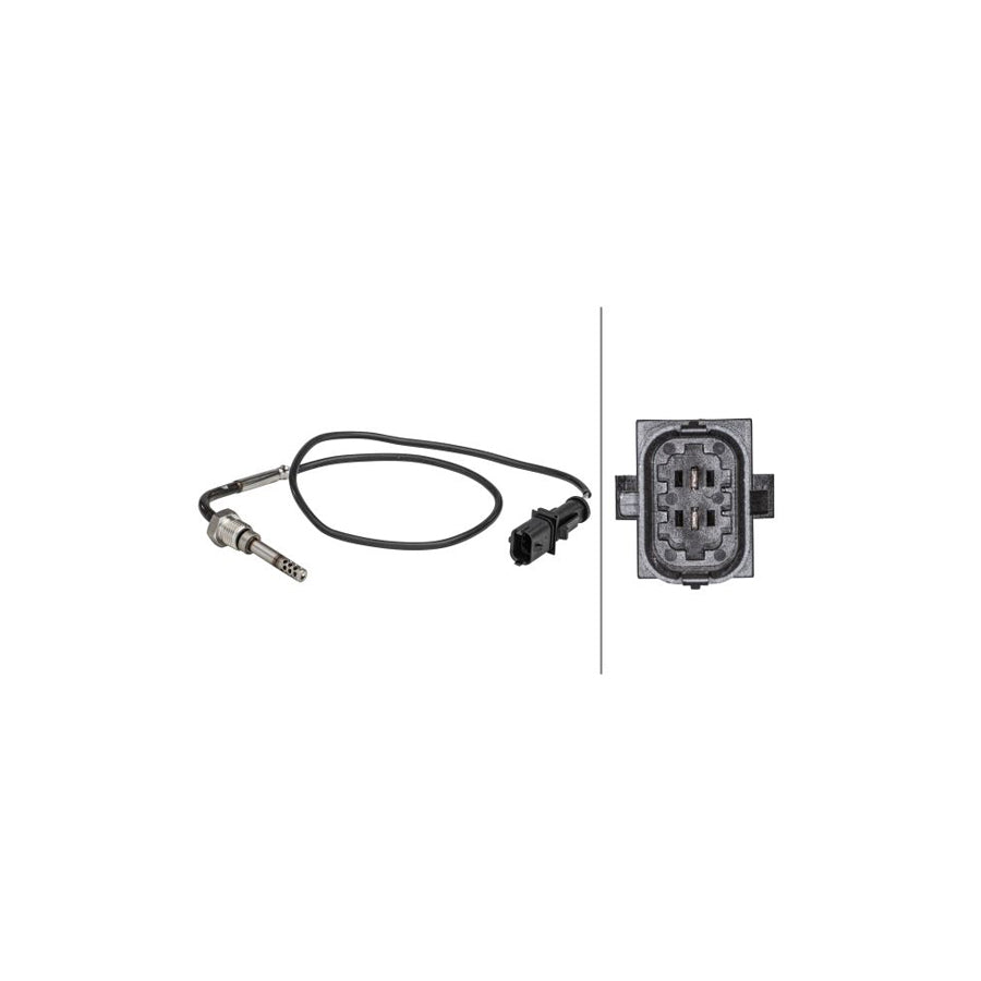 Hella 6PT 358 181-251 Sensor, Exhaust Gas Temperature