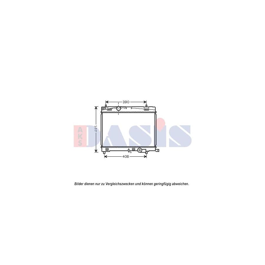 AKS Dasis 210246N Engine Radiator