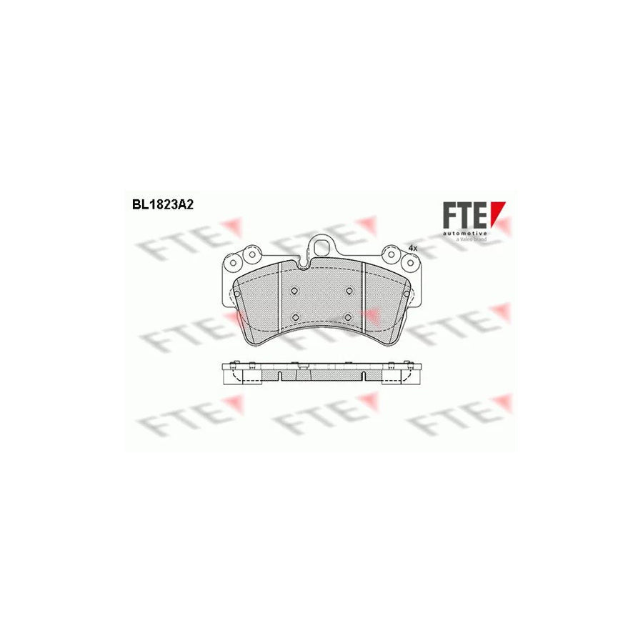 FTE 9010401 Brake Pad Set