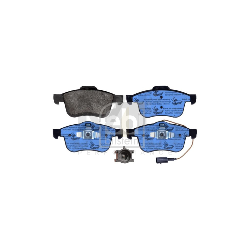 Febi Bilstein 116059 Brake Pad Set Front Axle, Incl. Wear Warning Contact