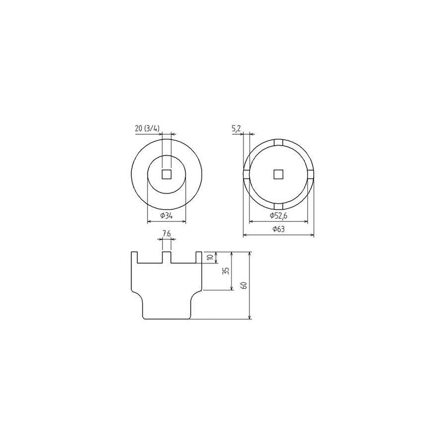 Bgs 5420 Pin Wrench, Ball Joint