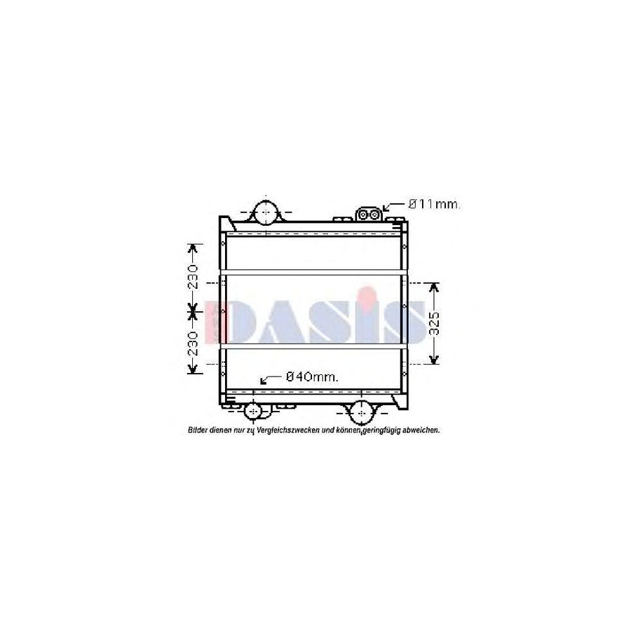 AKS Dasis 460017N Engine Radiator