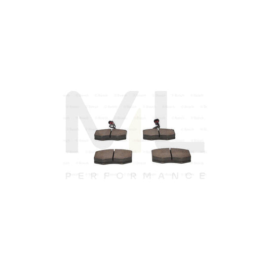 Bosch 0986424768 Brake Pad Set For Iveco Daily Incl. Wear Warning Contact, With Mounting Manual BP474 | ML Performance Car Parts