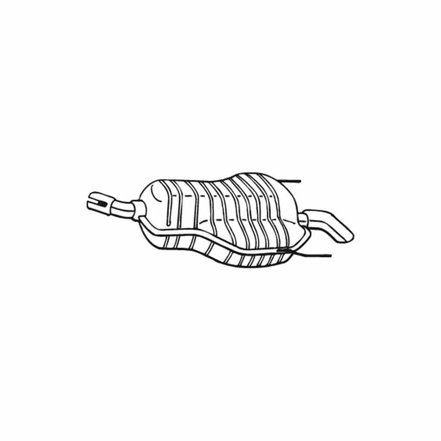 Bosal 185-489 Rear Silencer