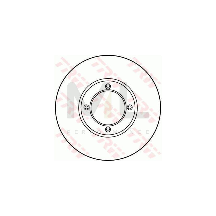 TRW DF3110 Brake Disc for TOYOTA LITEACE Vented | ML Performance Car Parts