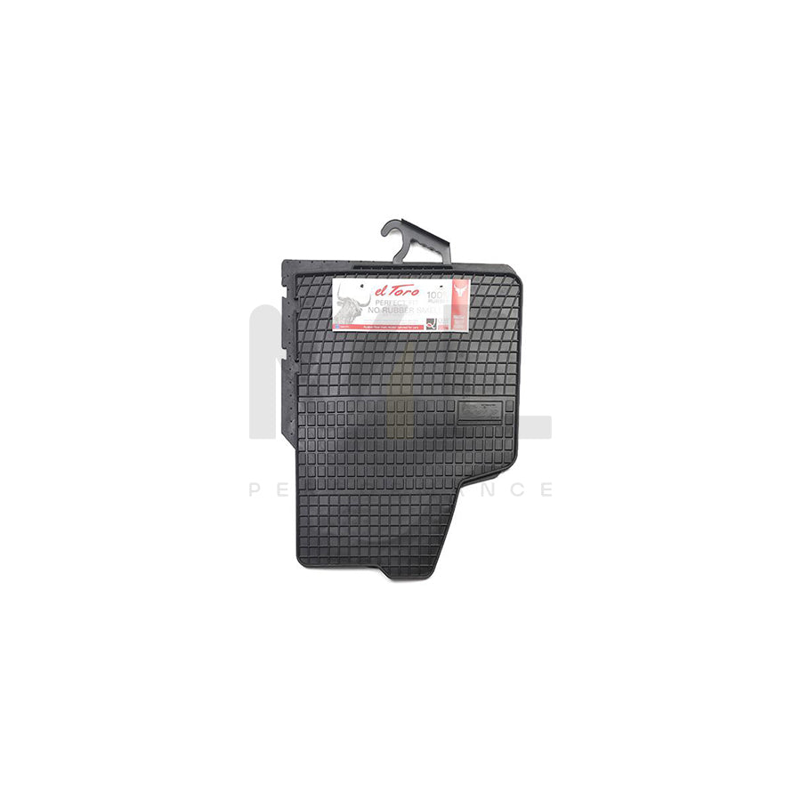 FROGUM Universal fit 0647 Floor mat set Elastomer, Front, Quantity: 3, Black