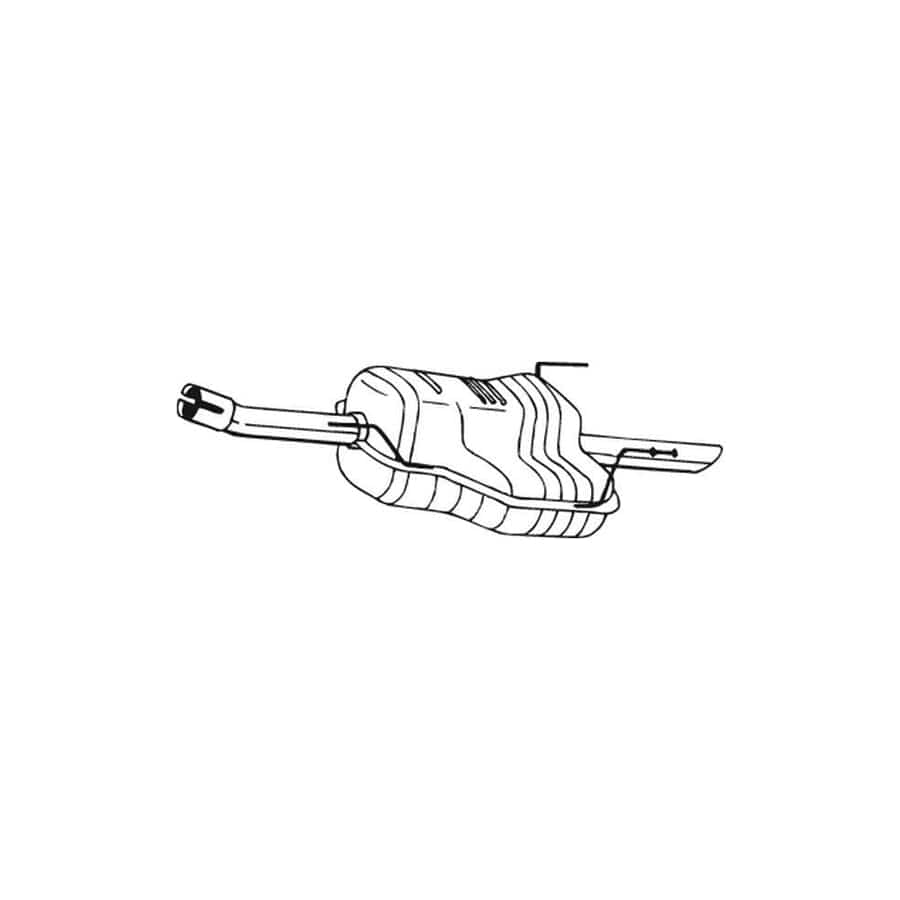 Bosal 185-485 Rear Silencer