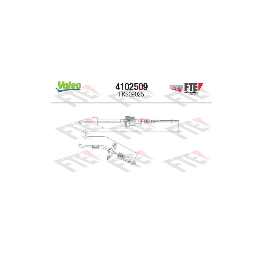 FTE 4102509 Clutch Cable for Fiat Strada Pickup (178)