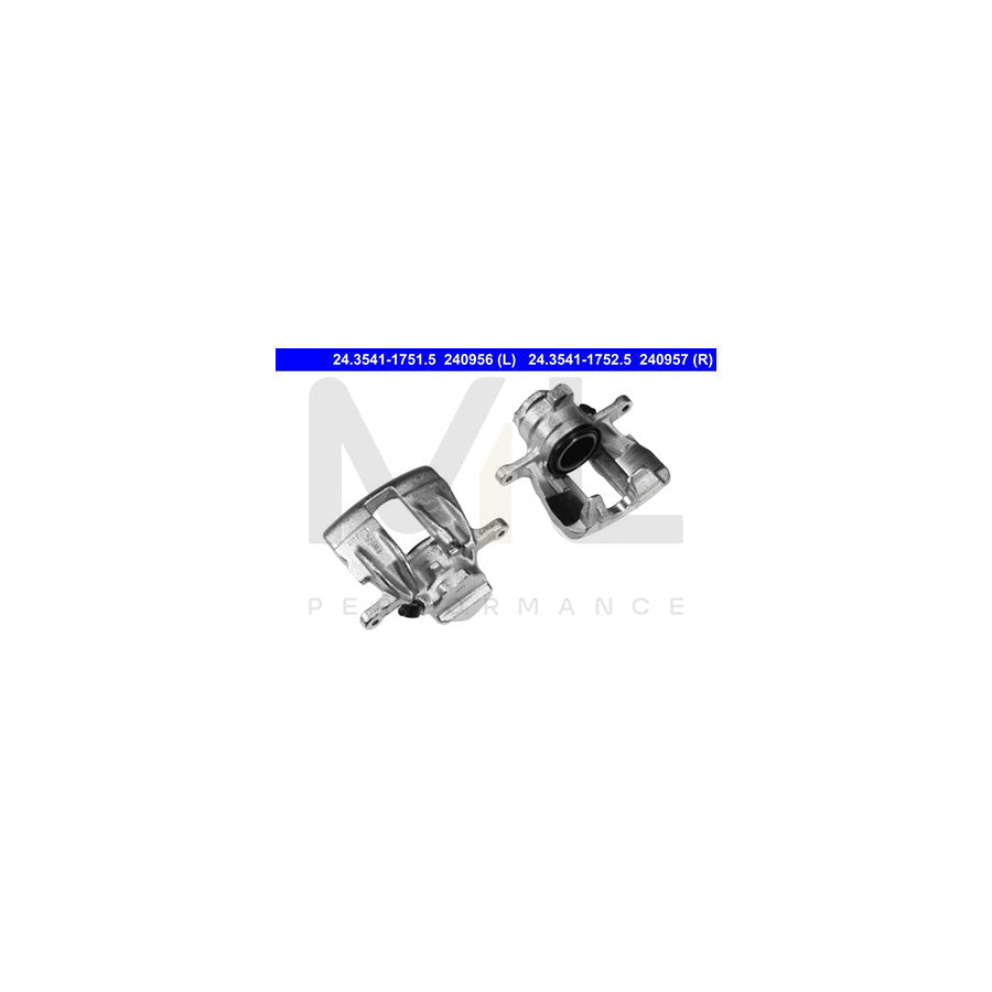 ATE 24.3541-1752.5 Brake Caliper suitable for MERCEDES-BENZ C-Class without holder
