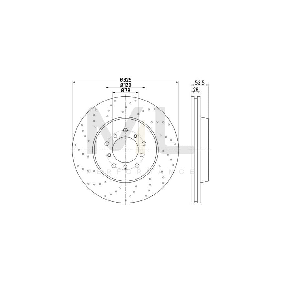 TEXTAR OE-Line 92183210 Brake Disc for BMW 3 Series Internally Vented, High-carbon, without wheel hub, without wheel studs | ML Performance Car Parts