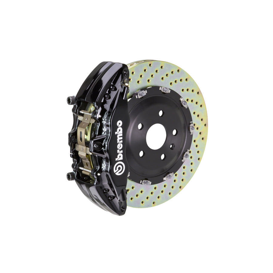 Brembo 1J1.9019A Ford F-150 Front GT 6-Pistons Drilled 2-piece Big Brake Kit 380x34mm