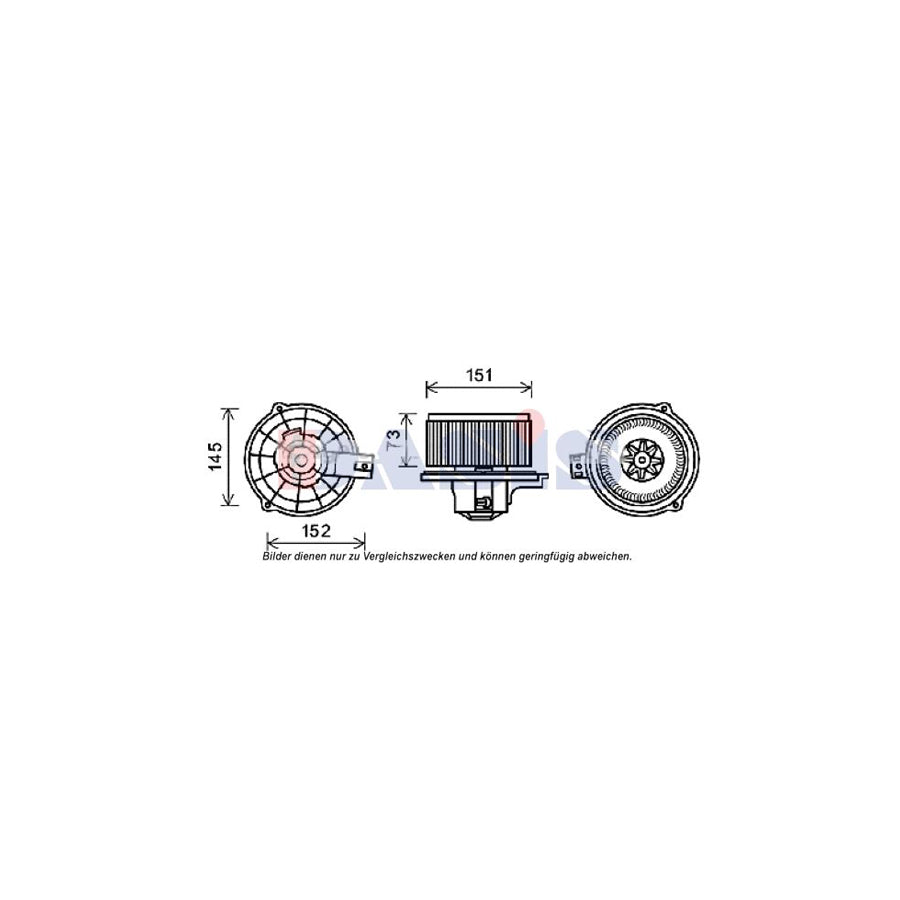 AKS Dasis 518057N Interior Blower