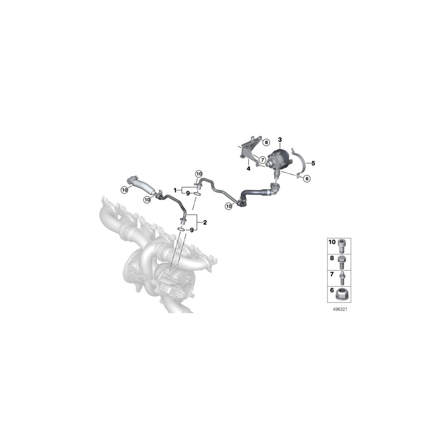 Genuine BMW 11518482297 G11 G29 G12 Support (Inc. 745eX, 640iX & 640i) | ML Performance US Car Parts