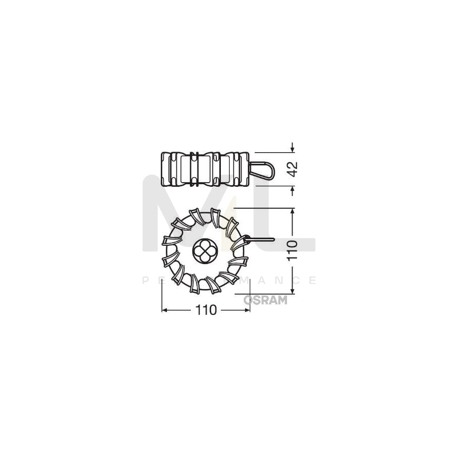 OSRAM LEDSL302 Inspection lamp LED 4,5V
