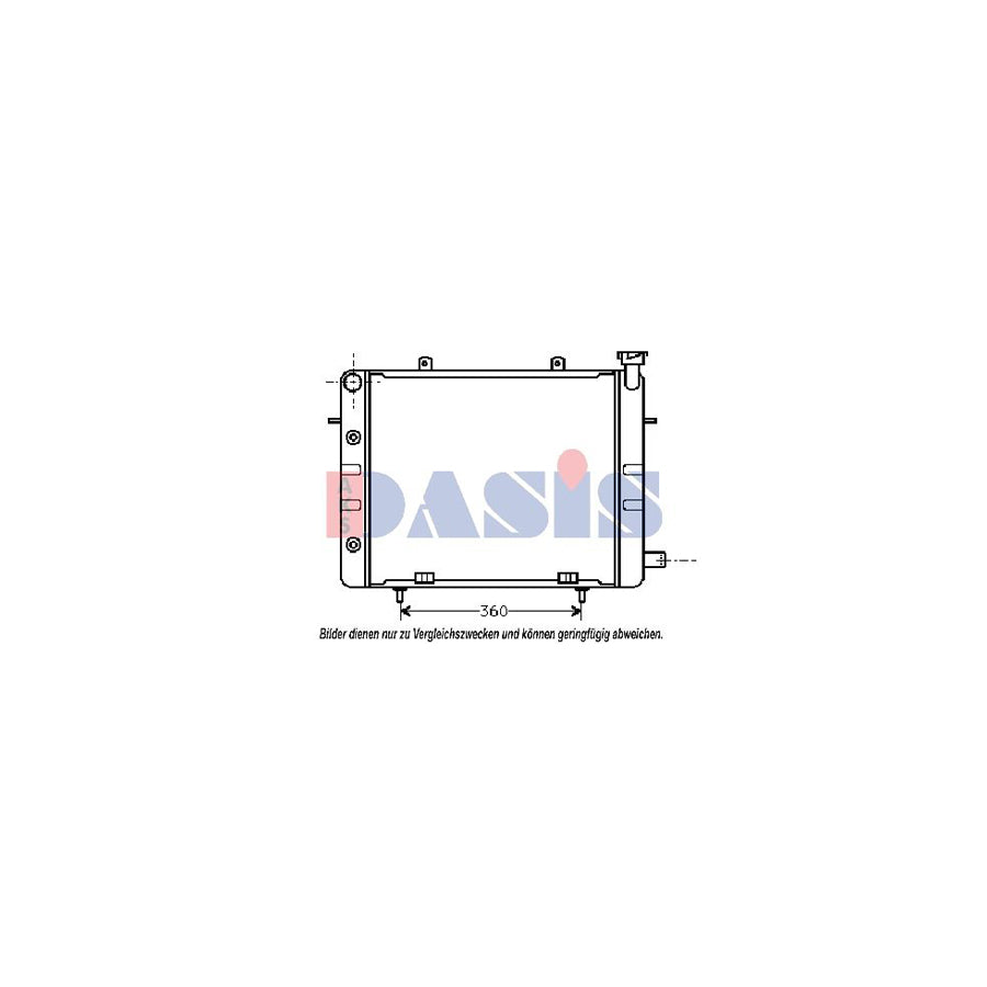 AKS Dasis 151360N Engine Radiator