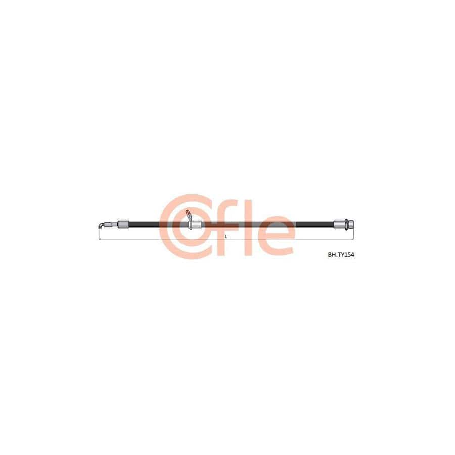 Cofle 92.17.2535 Hand Brake Cable for Hyundai Trajet (Fo)