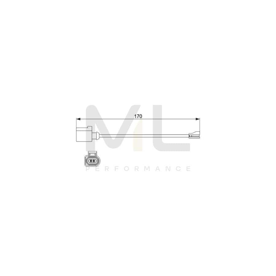 BOSCH 1 987 474 512 Brake pad wear sensor | ML Performance Car Parts