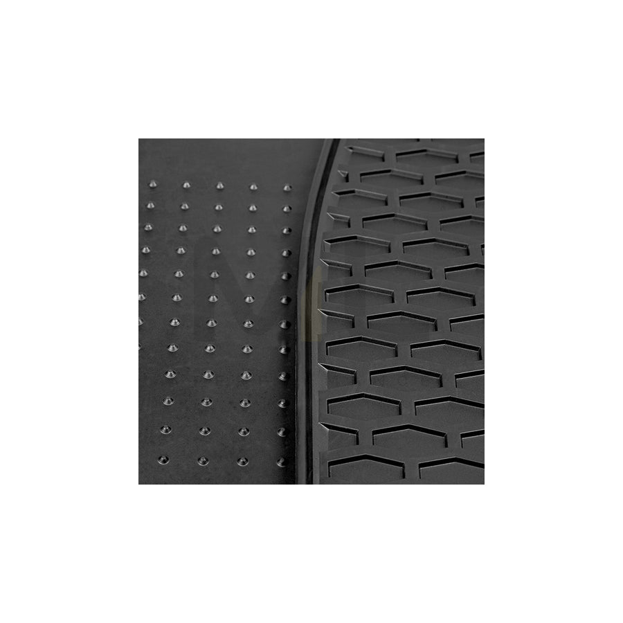HEYNER PREMIUM OEM 737110 Floor mat set Elastomer, Quantity: 4, Black