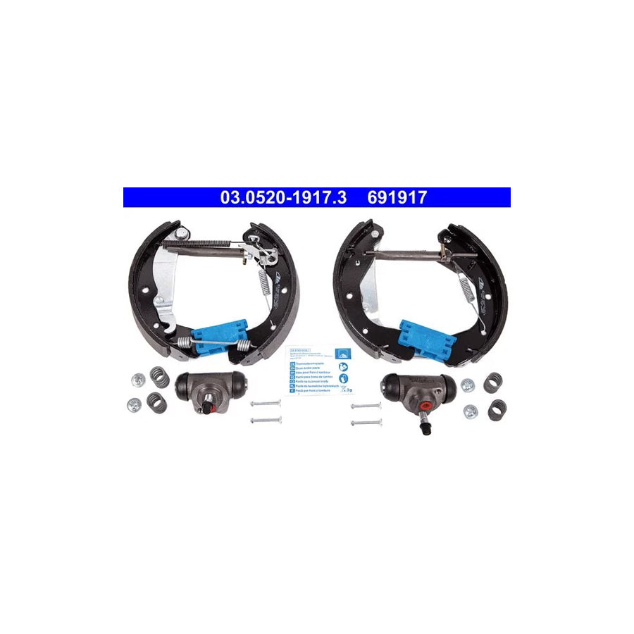 ATE Original Topkit 03.0520-1917.3 Brake Set, Drum Brakes