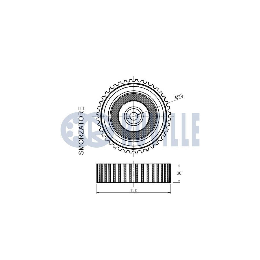 Ruville 59956 Alternator Freewheel Clutch