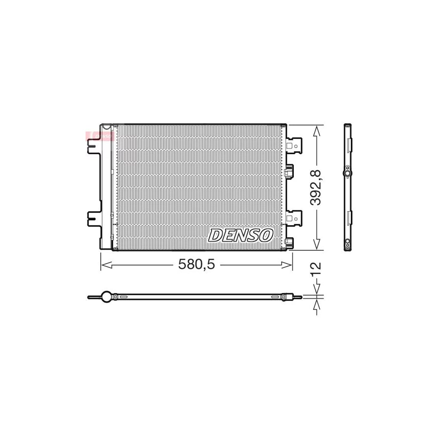 DENSO DCN37005 Air Conditioning Condenser