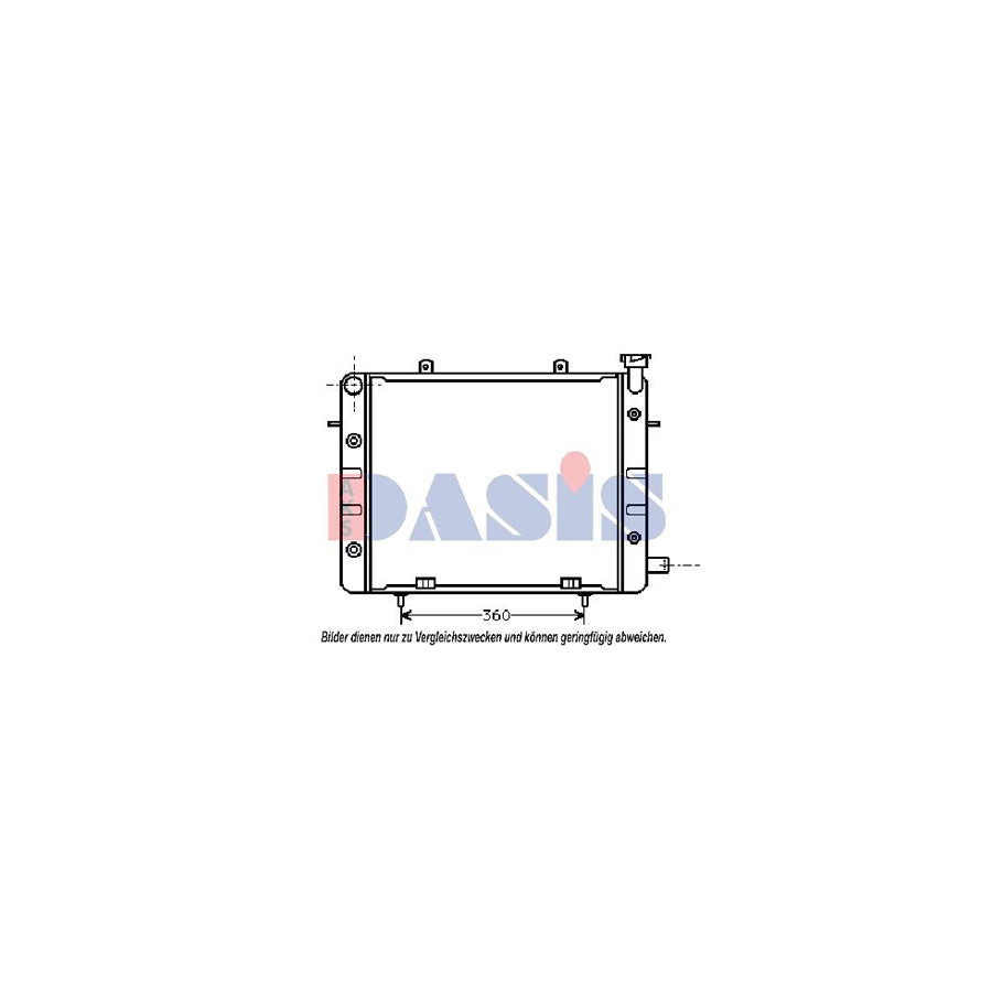 AKS Dasis 151350N Engine Radiator