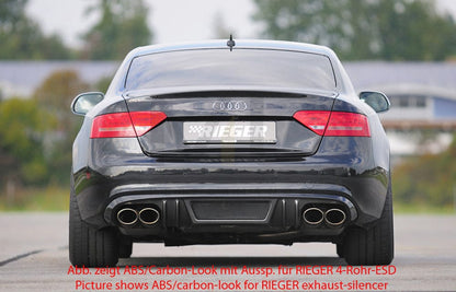 Rieger 00055417 Audi B8 B81 S5 Rear Diffuser 3 | ML Performance UK Car Parts
