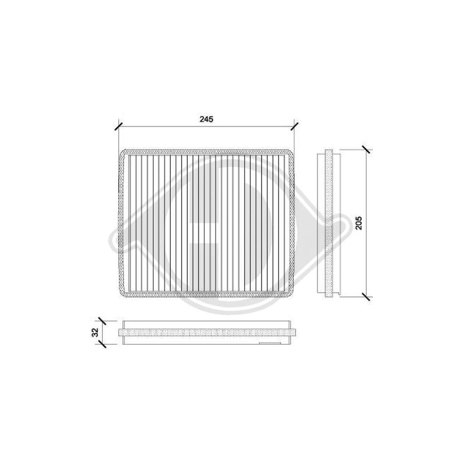 DIEDERICHS DCI0813 Pollen Filter