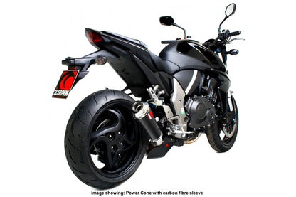 Scorpion EHA101SEO Honda CB1000 R  Power Cone Slip-On - Polished Stainless Steel Sleeve | ML Performance US US