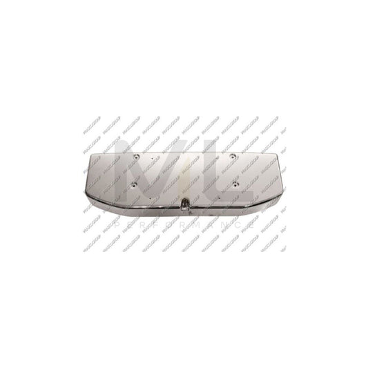 PRASCO ME9191539 Number plate holder suitable for MERCEDES-BENZ SPRINTER Front, Chrome, frameless, short