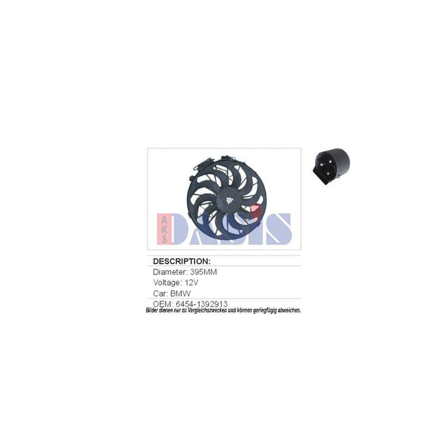 AKS Dasis 870490N Fan, Radiator