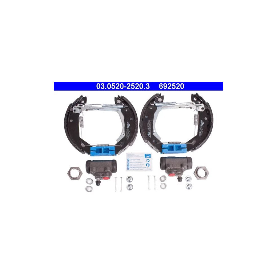 ATE Original Topkit 03.0520-2520.3 Brake Set, Drum Brakes
