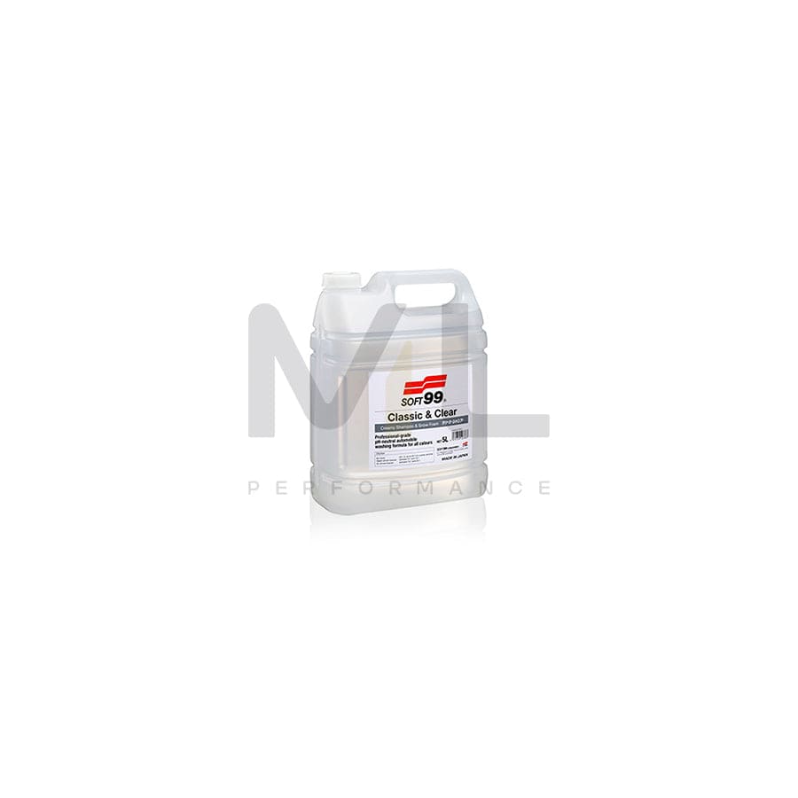 Soft99 10336 Classic & Clear - Creamy Shampoo & Snow Foam 5L