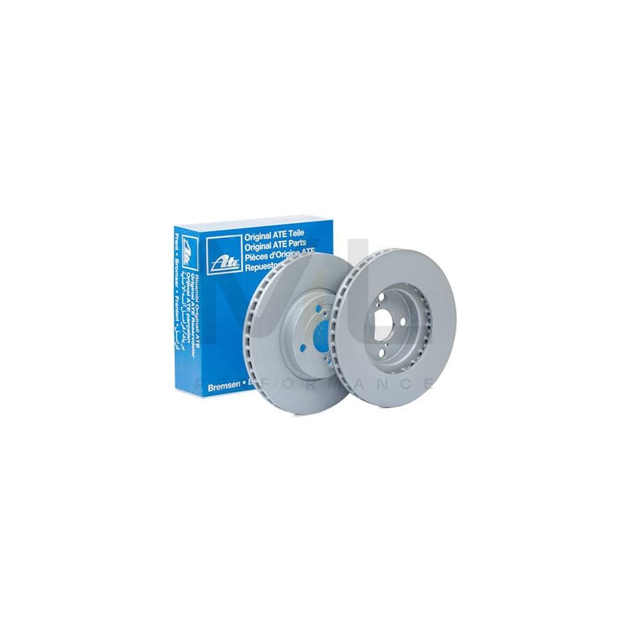 ATE 24.0125-0157.1 Brake Disc for TOYOTA COROLLA Vented, Coated  - 1 piece