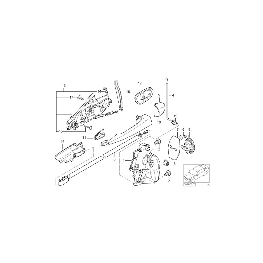 Genuine BMW 51218253475 E46 Covering Left SCHWARZ (Inc. 330xd, 320d & 325i) | ML Performance US Car Parts