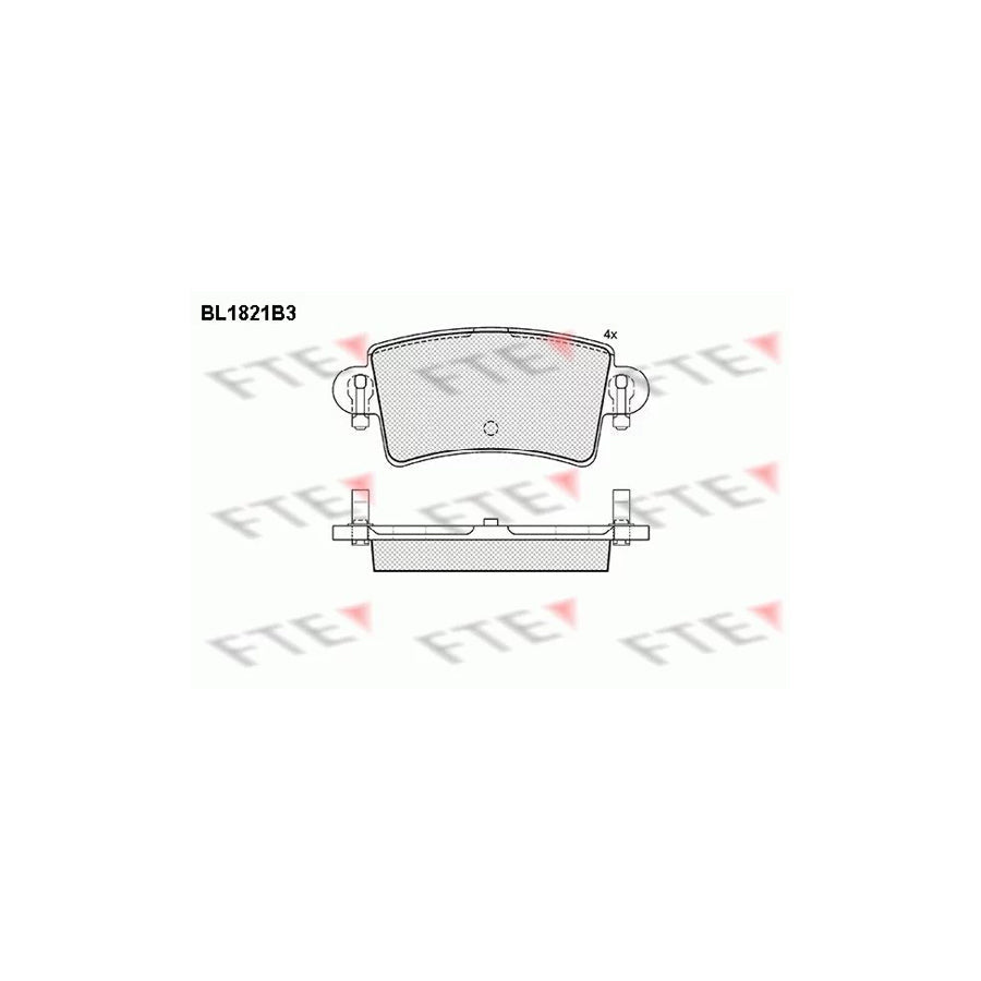 FTE 9010399 Brake Pad Set