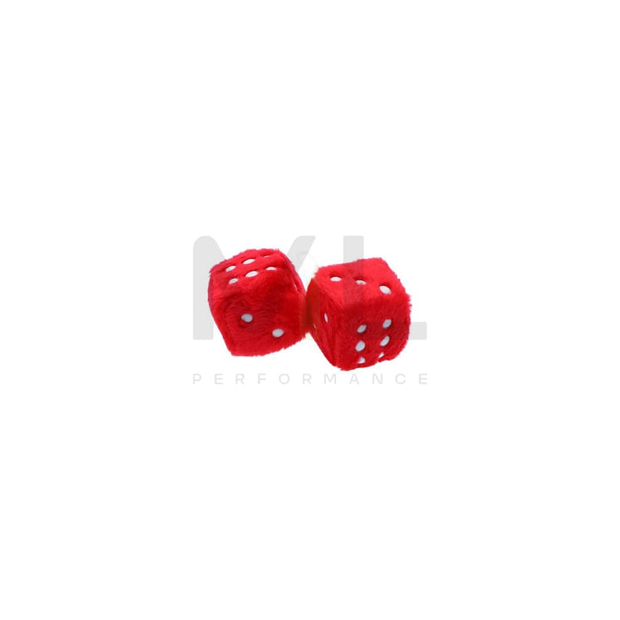 CARPOINT Fuzzy Dice 0510079 Car air freshener Red
