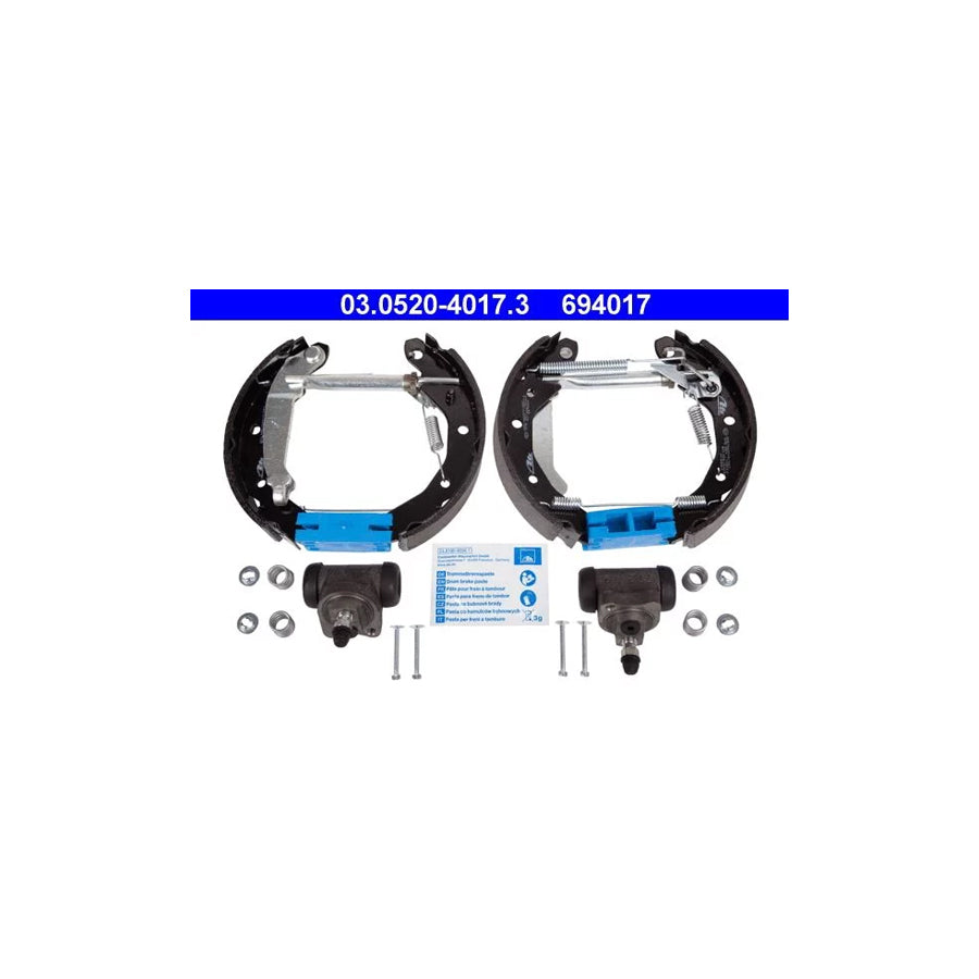ATE Original Topkit 03.0520-4017.3 Brake Set, Drum Brakes