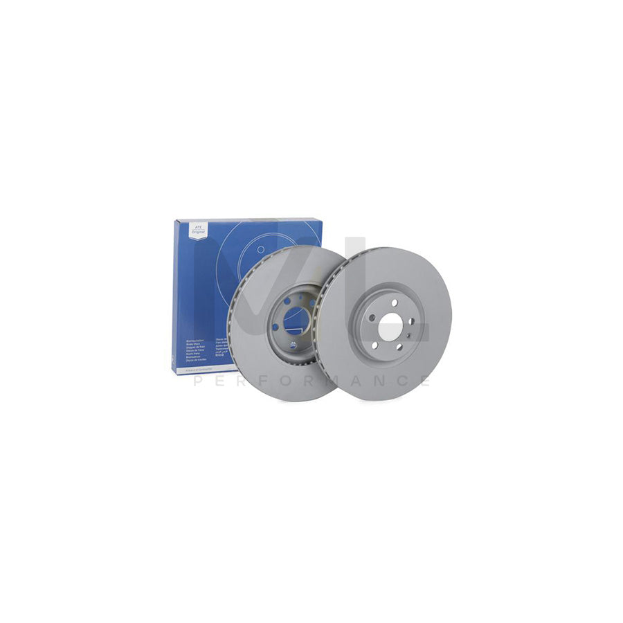 ATE 24.0130-0243.1 Brake Disc Vented, Coated, High-carbon, with bolts/screws  - 1 piece