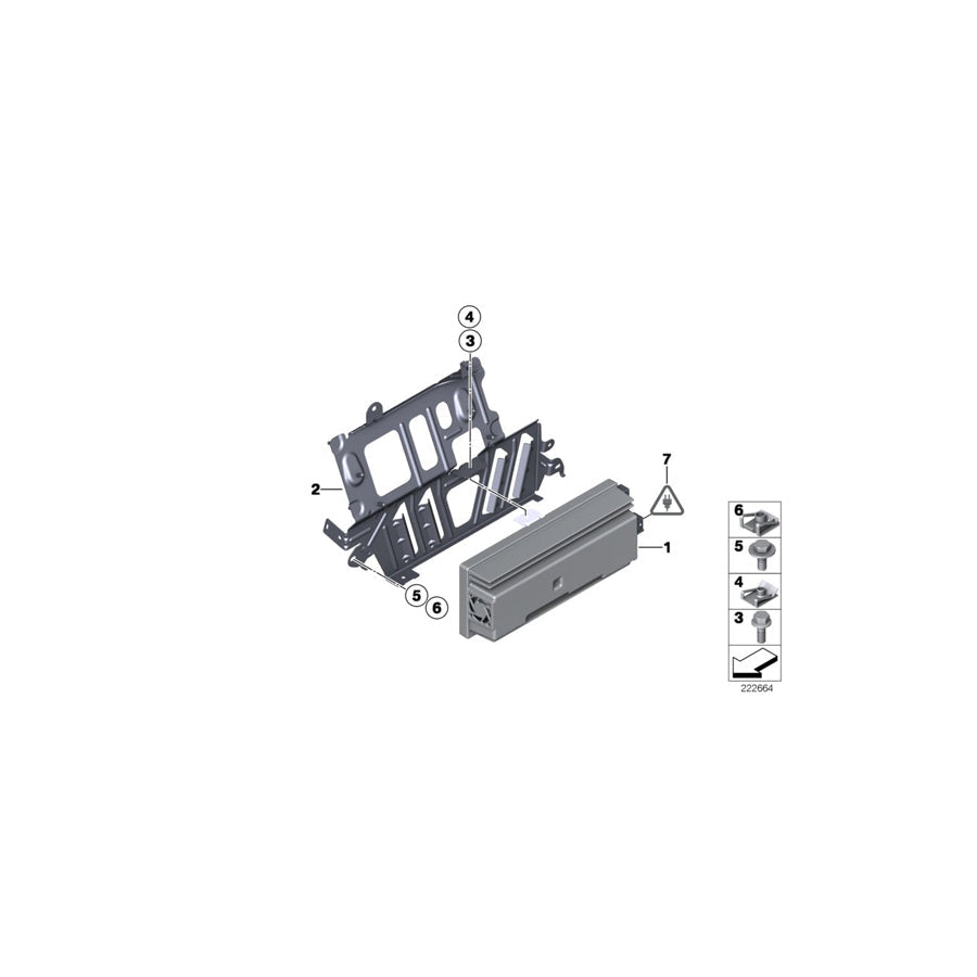 Genuine BMW 65122622849 Amplifier Hifi System (Inc. X4) | ML Performance US Car Parts