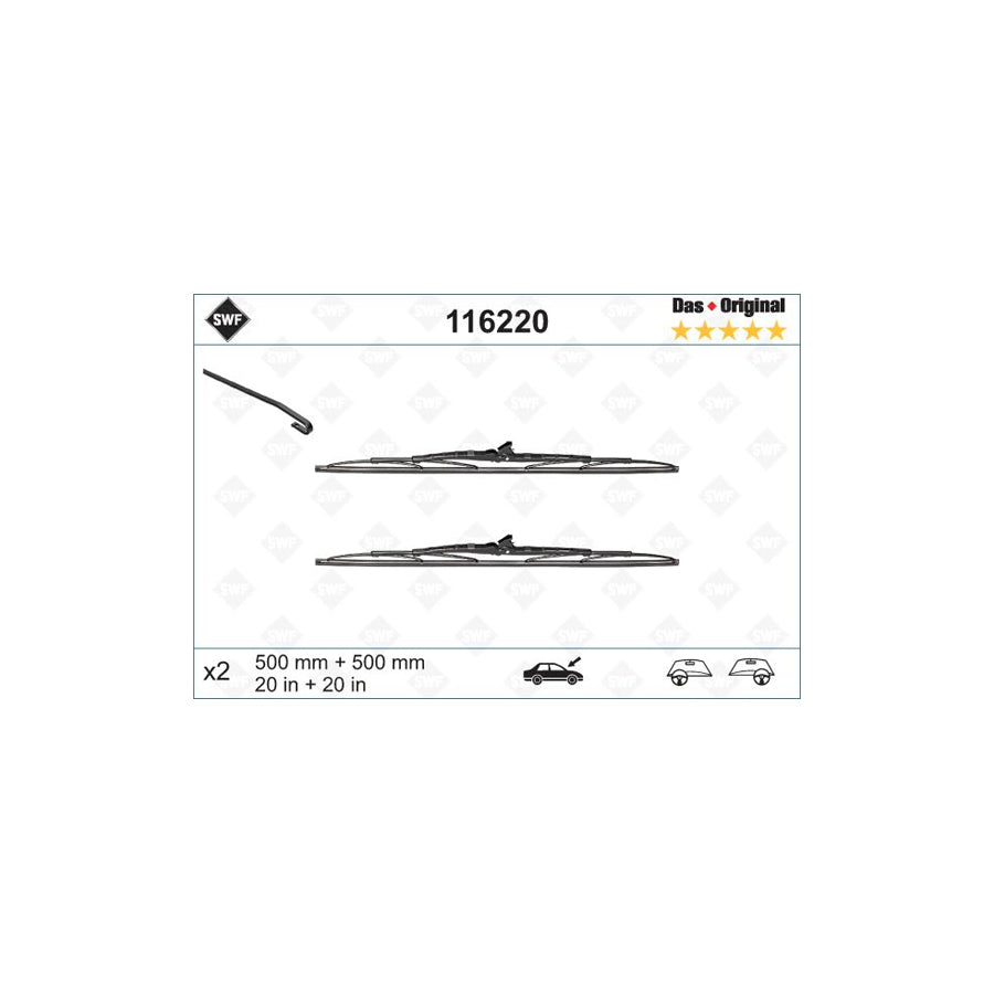Swf Original 116220 Wiper Blade | ML Performance US Car Parts