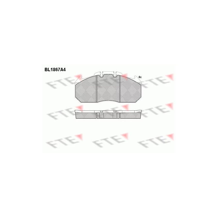 FTE Bl1867A4 Brake Pad Set