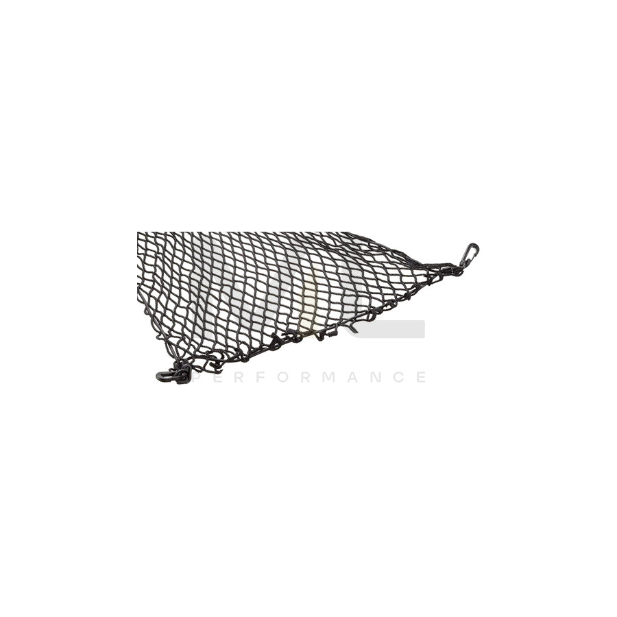 CARTREND 60199 Car cargo net with hook, Black, Length: 50cm, Width: 75cm